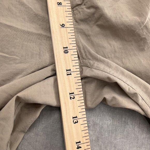 North Face Pants Men Large 34W x 32L‎ Tan Convertible Shorts Cargo Hike Nylon - Picture 9 of 14